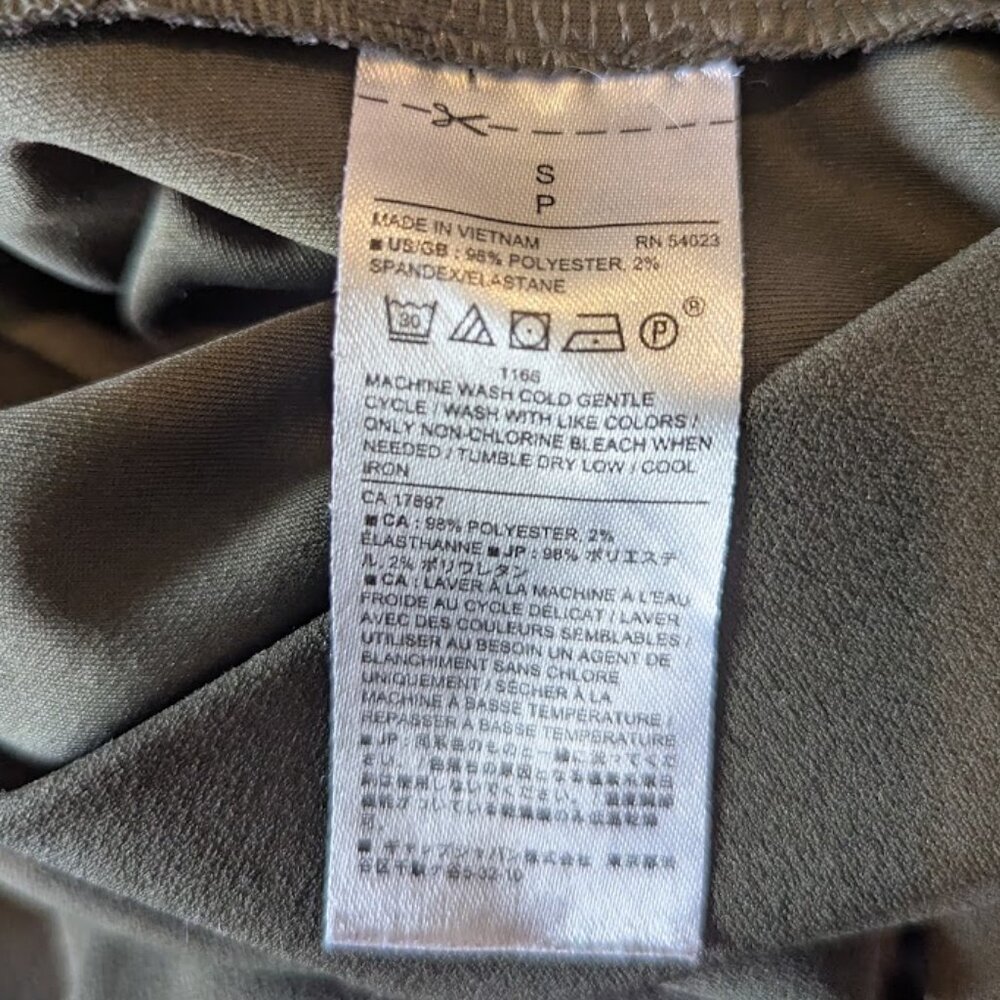 Banana Republic * Women's Shift Dress *  Olive Green - Sz Small - Picture 6 of 6